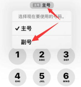 洋县苹果14维修店分享iPhone 14 Pro Max使用副卡打电话的方法 