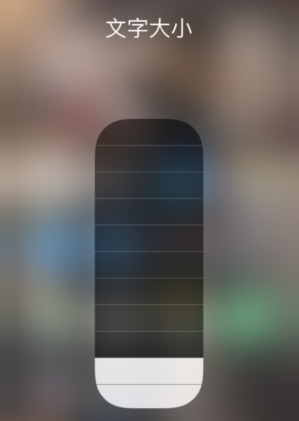 洋县苹果手机维修分享小技巧：在 iPhone 控制中心快速调节字体大小 